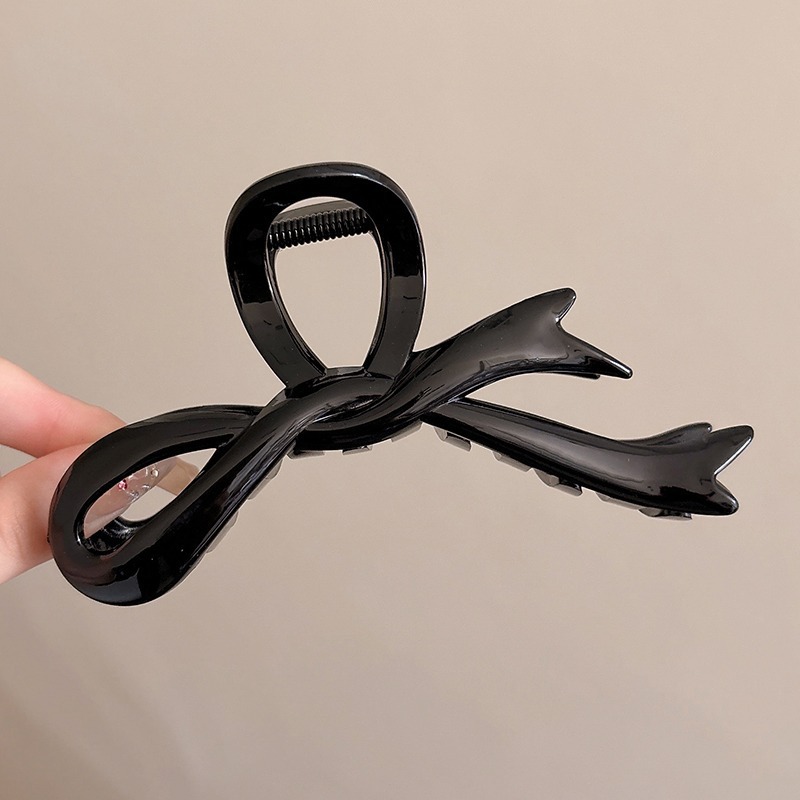 Acrílico grande, pinza de amor, pinza para el cabello, parte posterior de la cabeza femenina, pinza de tiburón, horquilla, pinza para el cabello, tocado, primavera y verano