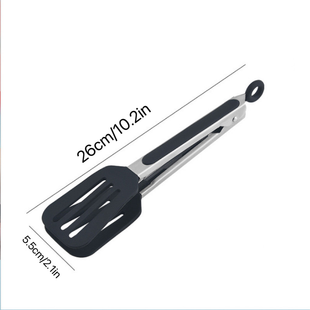 Spaghettitang i rustfrit stål med silikone til buffet_voghion.com