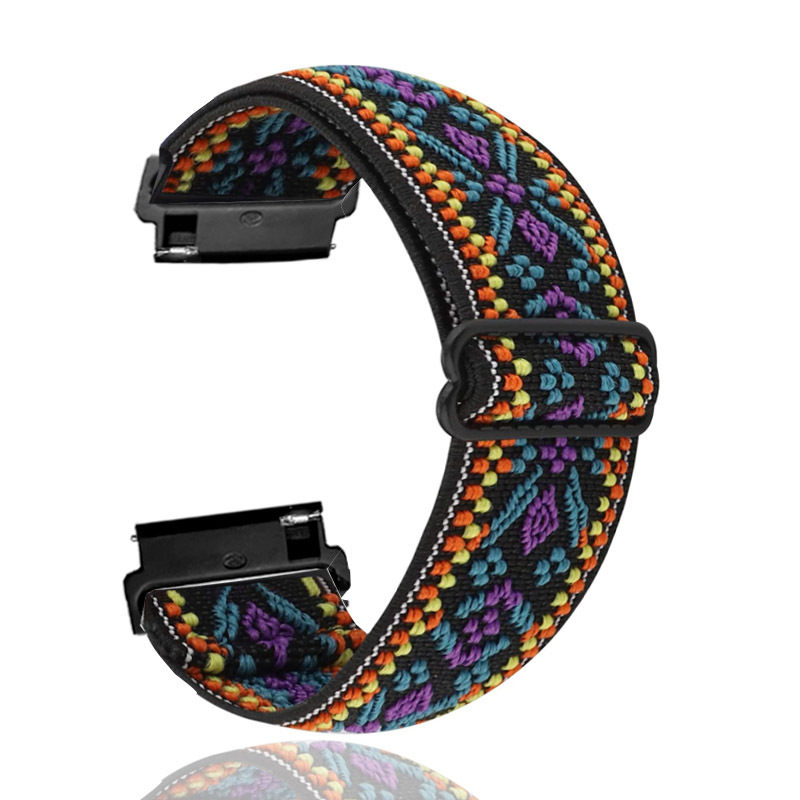 Adecuado para Samsung Watch4/5/6/7 correa de reloj fabricante de correa de reloj de nailon elástica de 40 mm44 mm
