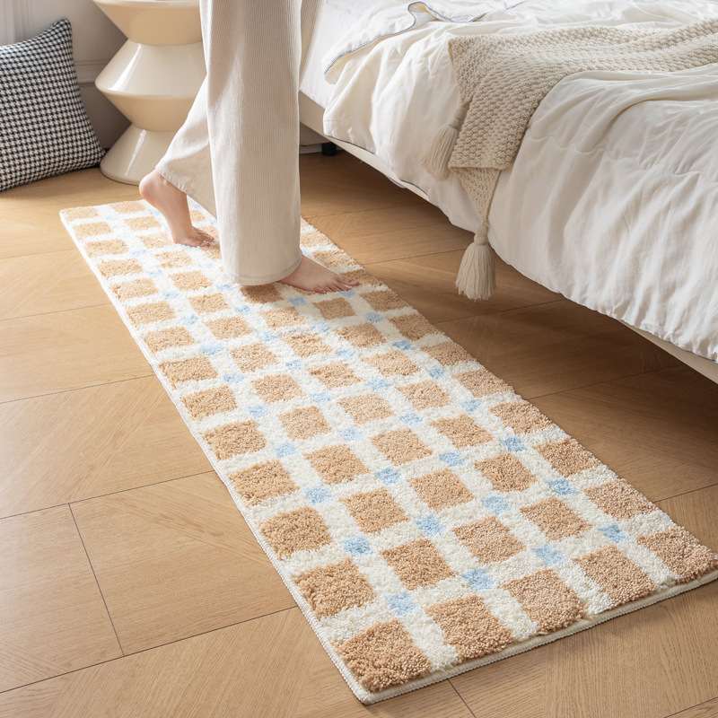 Korean-Style Cream Ins-Style Bedroom Bedside Bay Window Blanket Living Room Sofa Cloakroom Water-Absorbent Non-Slip Mat Universal for All Seasons