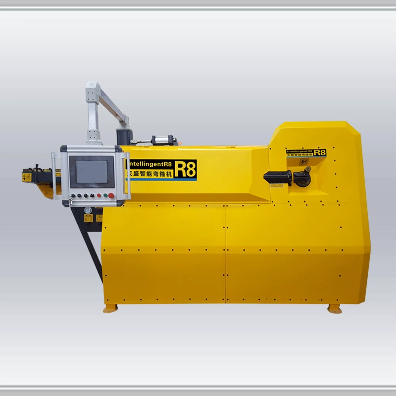 Тип Tiansheng R8, полностью автоматическая интеллектуальная машина для гибки стальных стержней, обработка обруча, гибка и выпрямление, режущая машина, одноразовое формование