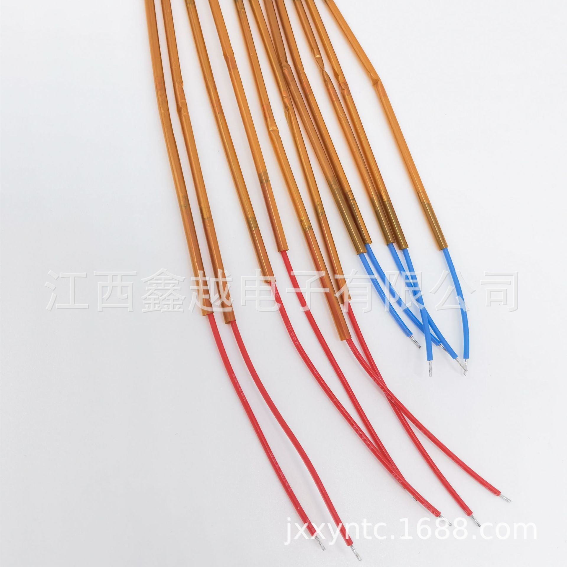 MF58 100K5%3950直发器/卷发器/蒸发器用二极管玻封NTC热敏电阻