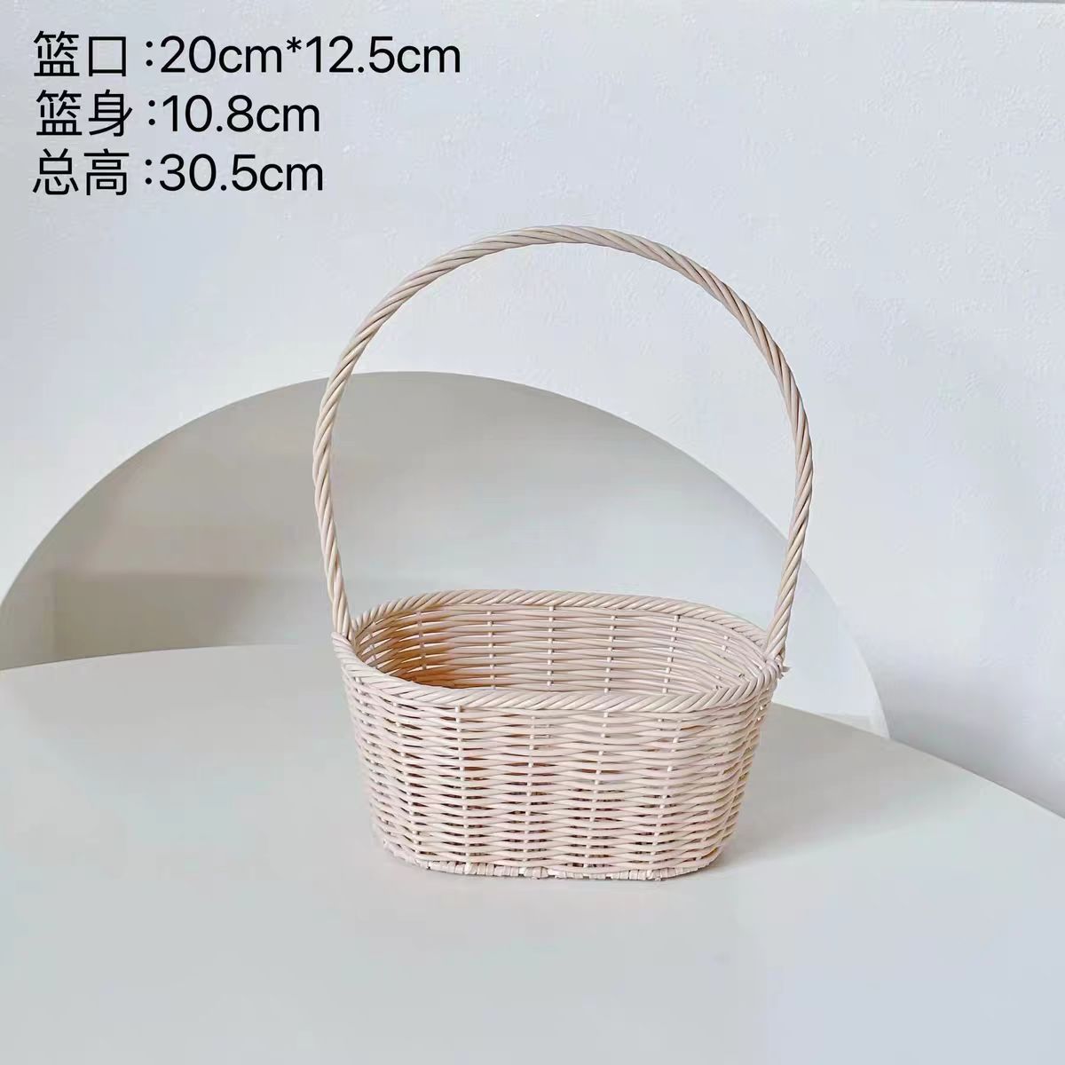 Cesta Tejida de Flores de Vid, Hecha a Mano y Decorativa para Fiestas y Arreglos Florales image 40