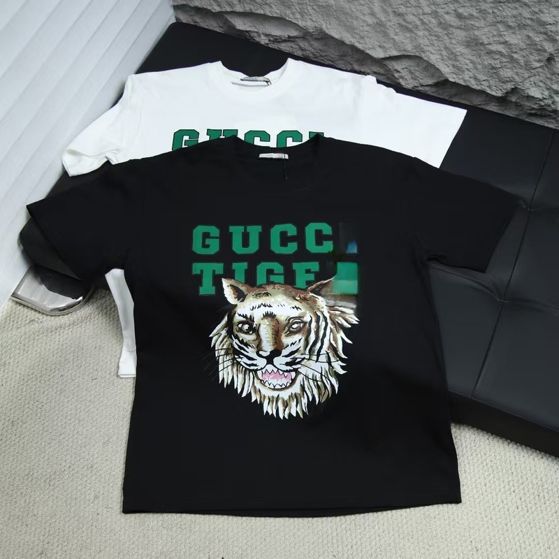 ハイバージョン古GUフルプリントCCIベルクロ半袖ネット有名人イントップ服トップTシャツカップル|undefined