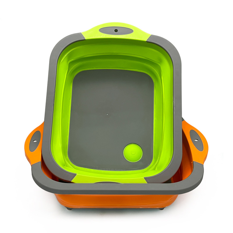 Spot Hot sale portátil plegable platos de comedor doble uso platos de comedor plegables multifuncional platos de comedor platos plegables platos image 6