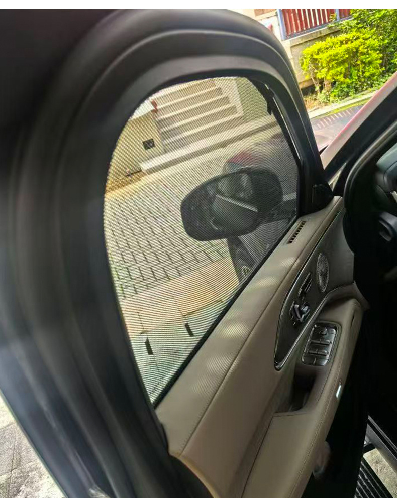 Suitable for Zeekr 8X/9X Cassette-Type Magnetic Car Front Window Mosquito Net and Full-Window Sunshade