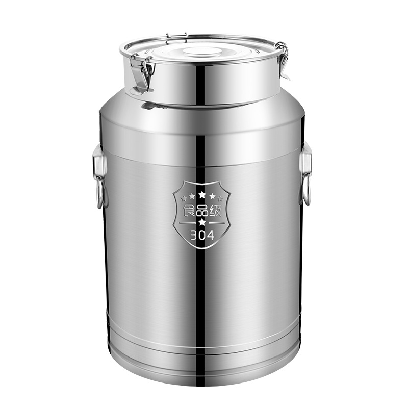 Custom 304 barril de acero inoxidable barril de aceite doméstico de grado alimenticio barril de vino barril de arroz barril de cáscara de naranja tanque de almacenamiento tanque de sellado