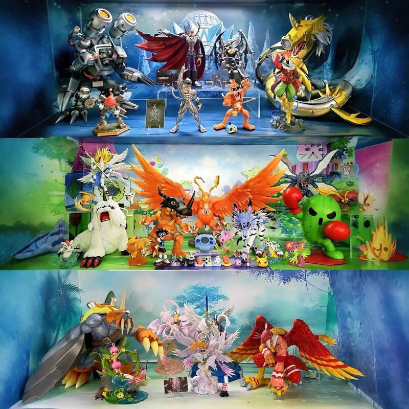Digimon Series: Garurumon, Angewomon, Gatomon, Gyaruda, Omegamon, Sea Lion Figure Models Digimon Series: Garurumon, Angewomon, Gatomon, Gyaruda, Omegamon, Sea Lion Figure Models