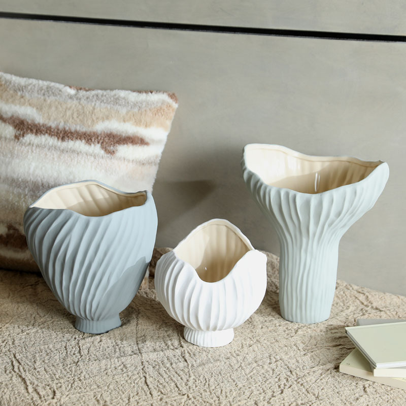 Viento tranquilo simple de cerámica ornamentos decorativos decorativos para el hogar sala de estar flor seca ornamentos decorativos