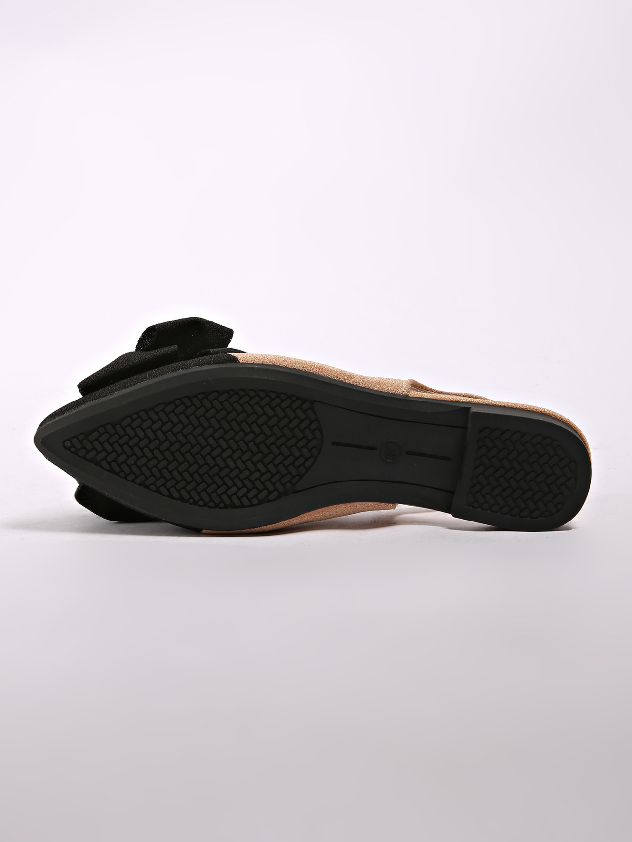 Women's Color Blocked Closed Toe Sandals Summer Style Fabric Bow Pointed Toe Plus Size Open Back Sandals_vogvips.com