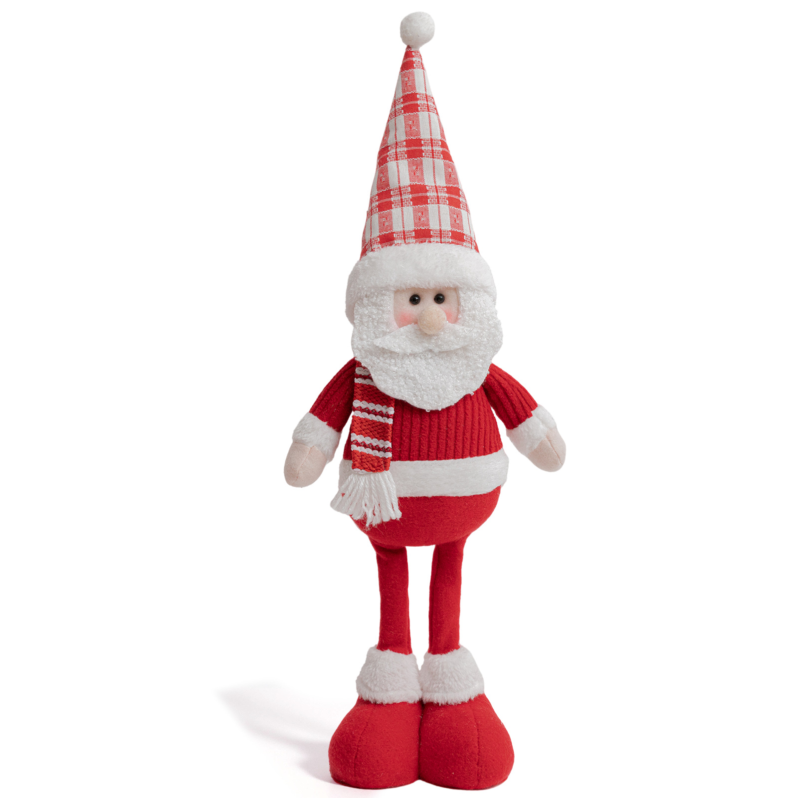 Navidad transfronteriza muñeca Santa rojo muñeca de pie decoración navideña creativa decoración navideña