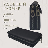 мужской кошелек из натуральной кожи большой емкости, мужской клатч, сумка для мобильного телефона, кошелек для монет, мужская сумка