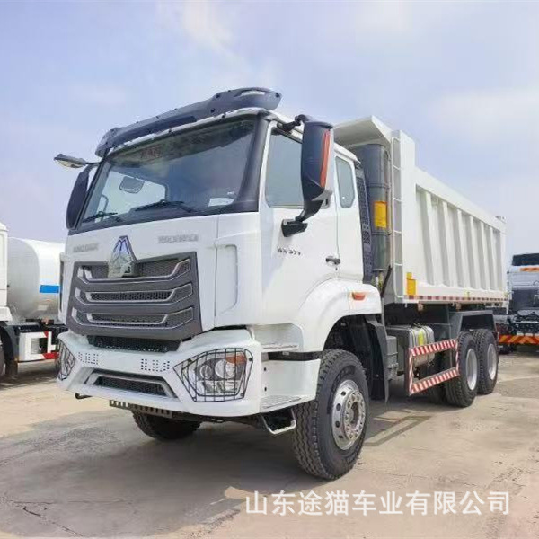 Howo Heavy Duty 6X4 Dump Truck with Eight Rear Wheels, Rear-Tipping Dump Truck for Soil Transport, Construction Dump Truck
