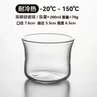 dirty咖啡杯简约高硼硅玻璃杯高颜值拉花拿铁杯ins风torch杯