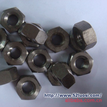 工厂直销 现货无起定量供应钛螺母 钛紧固件