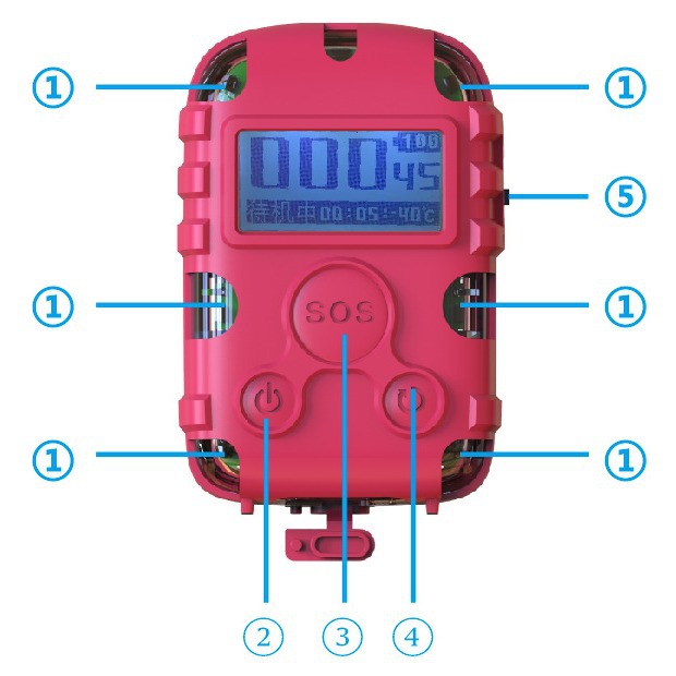 消防呼救器 RHJ600消防员呼救器自动报警RJ600消防呼救器带显示屏