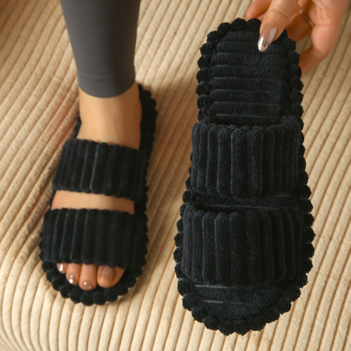 Direct Supply New Women's Four Seasons Home Slippers Deodorant, Wear-resistant, Non-slip, Lightweight, Comfortable and Soft Couple Slippers