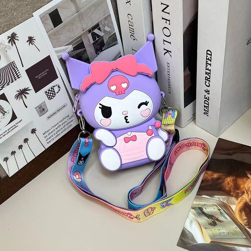 헤드스카프 전신 쿠로미 크로스백 퍼플