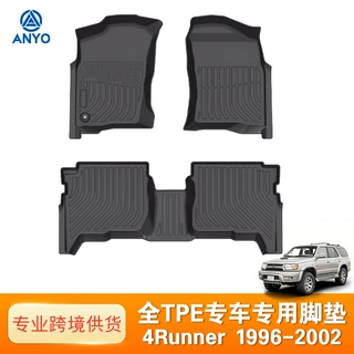 跨境专供TPE汽车脚垫适用于丰田超霸Toyota 4Runner1996-2002定制