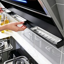 油烟机接油盒一次性铝箔厨房防油面贴纸抽油槽吸油棉垫棉条过滤网