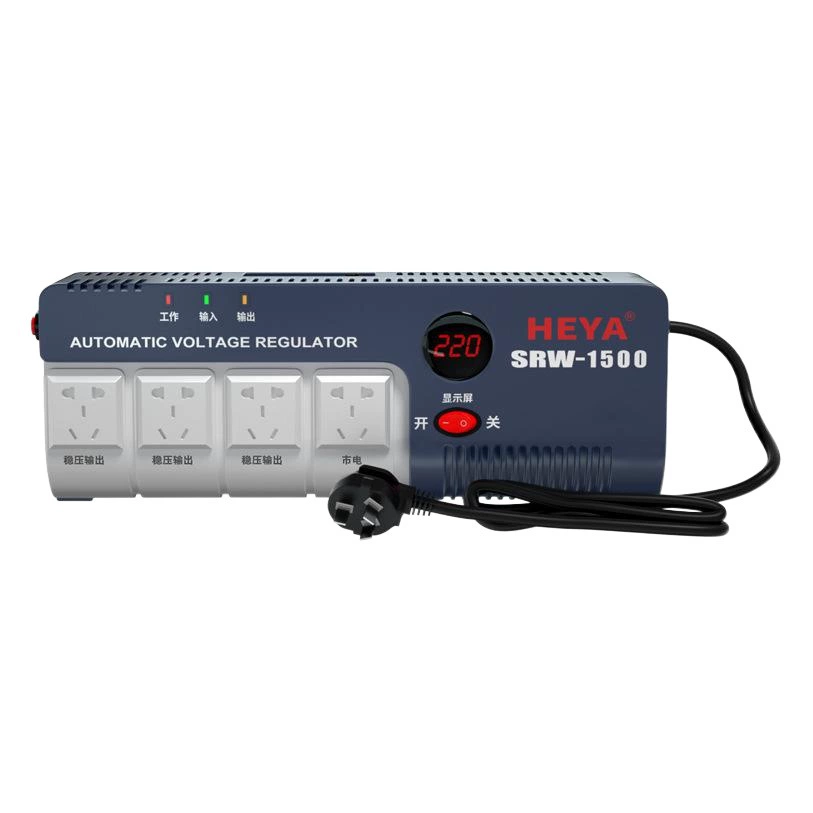 Прямые поставки с фабрики 1500 ВА бытовой стабилизатор напряжения 1500 Вт подключаемый стабилизатор напряжения 220 В переменного тока однофазный стабилизатор напряжения