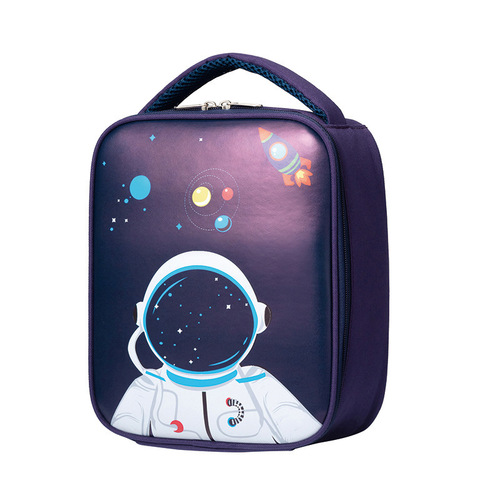 Manufacturer's new lightweight and easy-to-carry student portable lunch bag, Oxford cloth rabbit cartoon thermal bag for primary school students