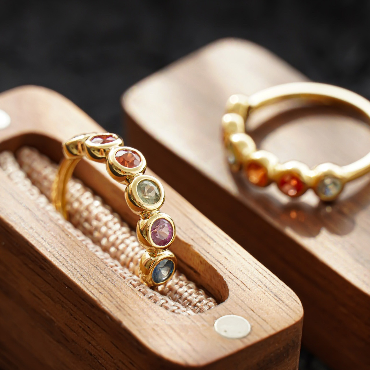 Fashion Round Sterling Silver Plating Zircon Rings