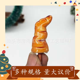 4cm圣诞工艺DIY毛绒公仔玩具配件鼻乌嘴塑料圣诞老人鼻子DIY手工