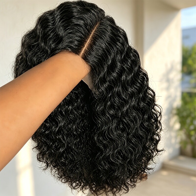 Amazon's best-selling 13*4 lace wig for women, short curly hair, afro style, universal for black people, full head cover Amazon's best-selling 13*4 lace wig for women, short curly hair, afro style, universal for black people, full head cover