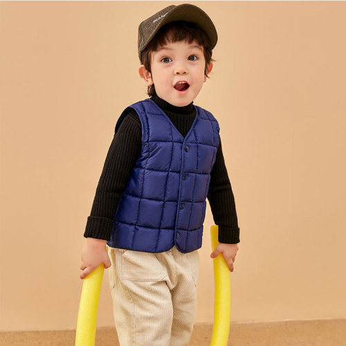 Autumn and Winter Comfortable and Versatile Vests for Boys and Girls, Children and Babies, Innerwear Lightweight Cardigan, Winter 2304