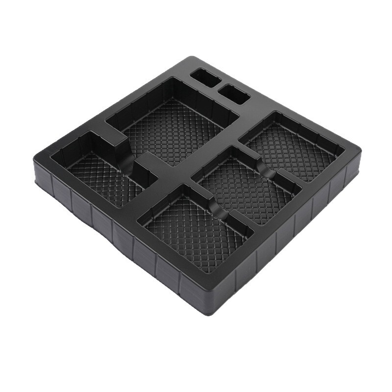 電子部品 PET 黒帯電防止ブリスター トレイ PVC 植毛電子製品特殊ブリスター包装ライナー|undefined