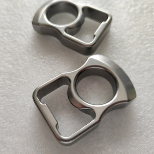 Matte solid 304 stainless steel stone bottle opener self-defense finger tiger riding night running camping practical gadget edc