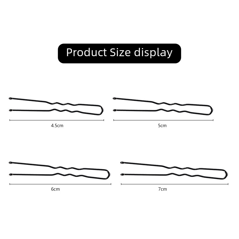 U-clip hairpin factory wholesale bridal hair accessories headdress jewelry studio dance hair clip hairpin U-clip_voghion.com