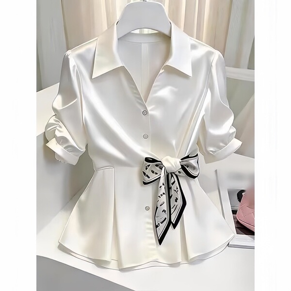 White summer shirt