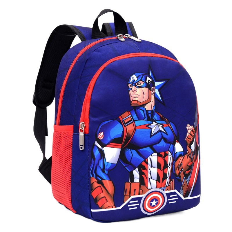 Venta al por mayor de los niños mochila araña mochila reducción de la carga kindergarten Iron Man mochila de comercio exterior mochila