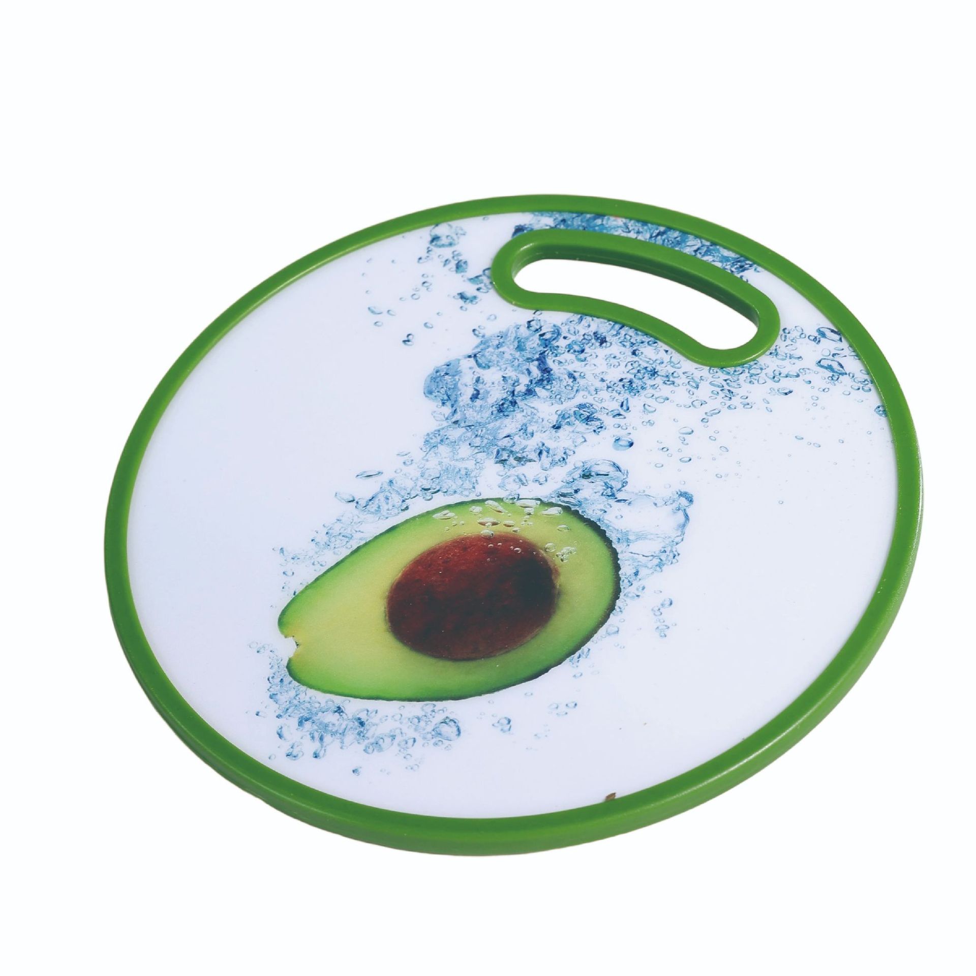 Patrón de aguacate creativo tablero de corte de verduras de grado alimenticio antibacteriano antimoque PP tablero de corte de plástico tablero de cocina antideslizante image 8
