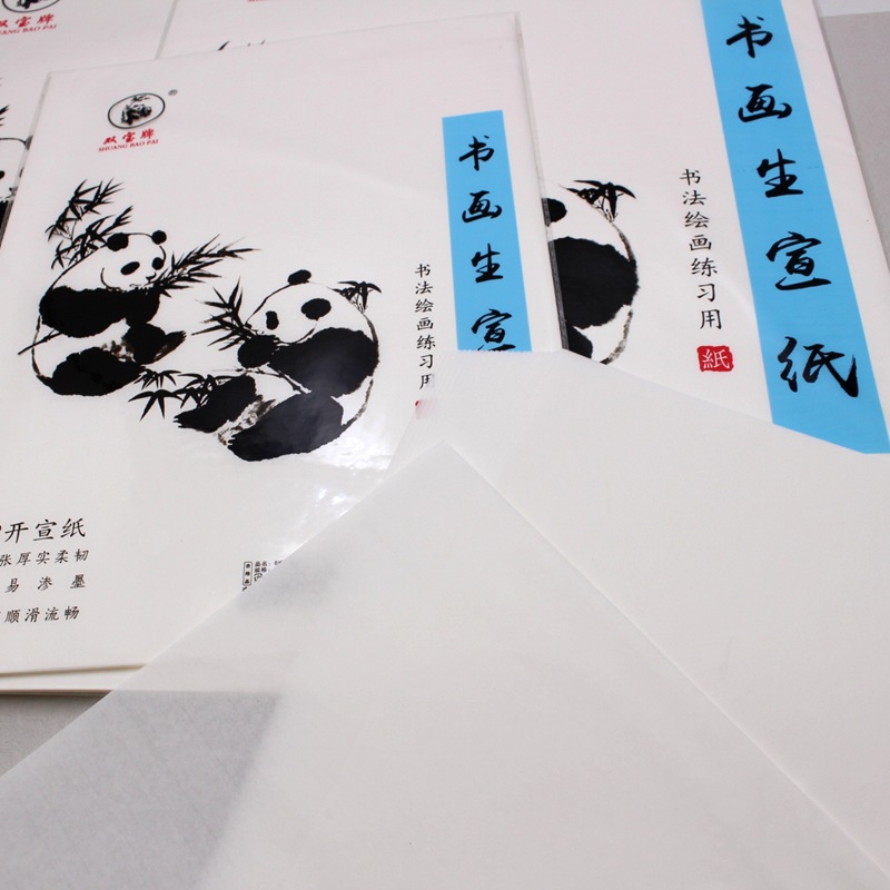 批发生宣纸8k4k学生宣纸书画练字书法绘画纸双宝牌国画初学者宣纸