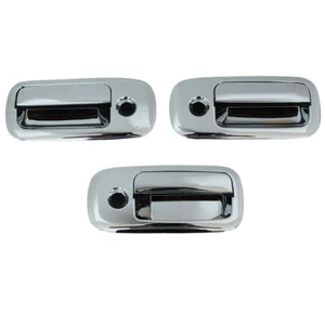 Chevy Express 03-15 Gmc Savana 3 qapılı xrom tutacaq örtüyü, açar deşiyi ilə