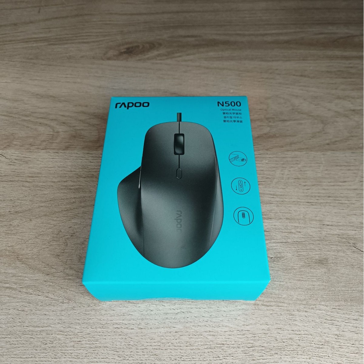 Rapoo N500 6D USB Wired Office Gaming Mouse