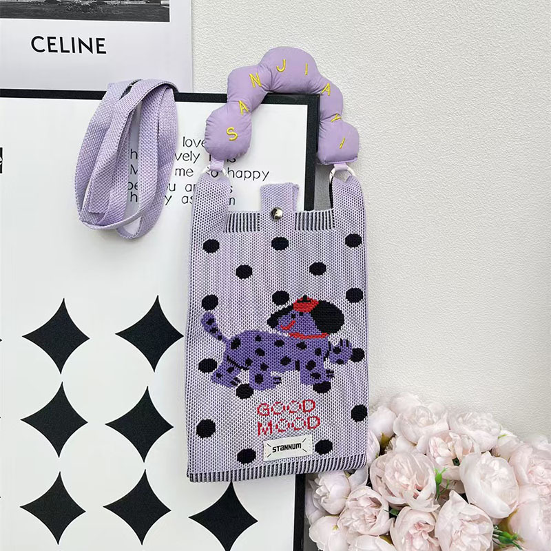 【보라색 달마시안】보라색 손잡이