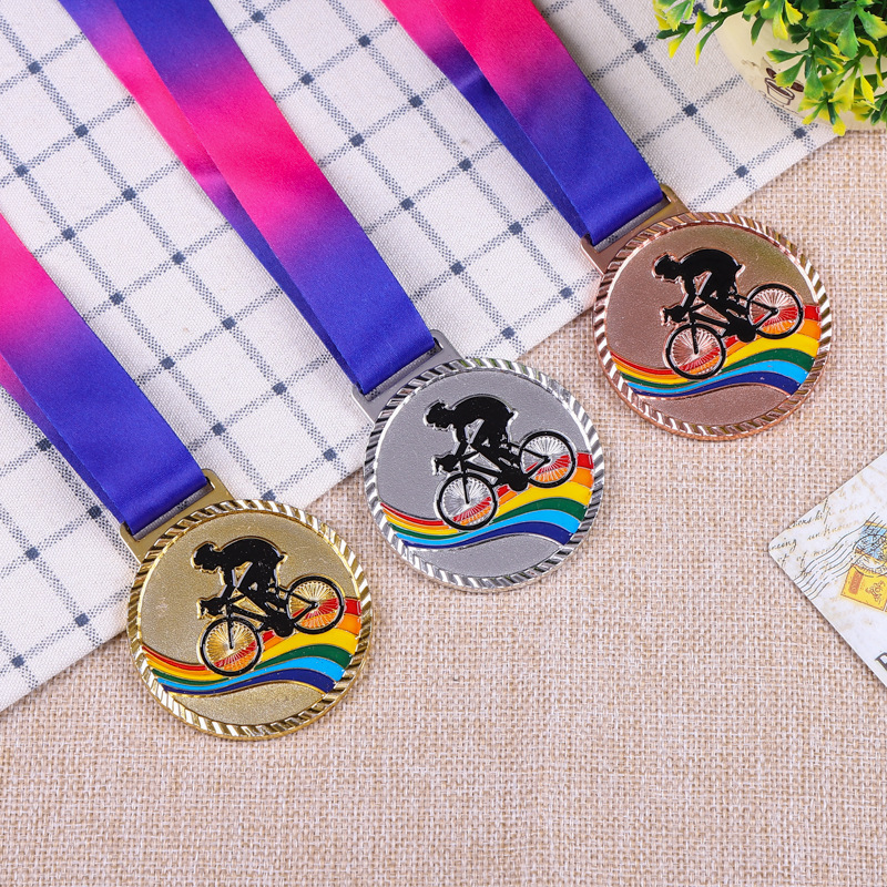 Medalla Metálica Conmemorativa de Aleación de Zinc Personalizable para Eventos Deportivos