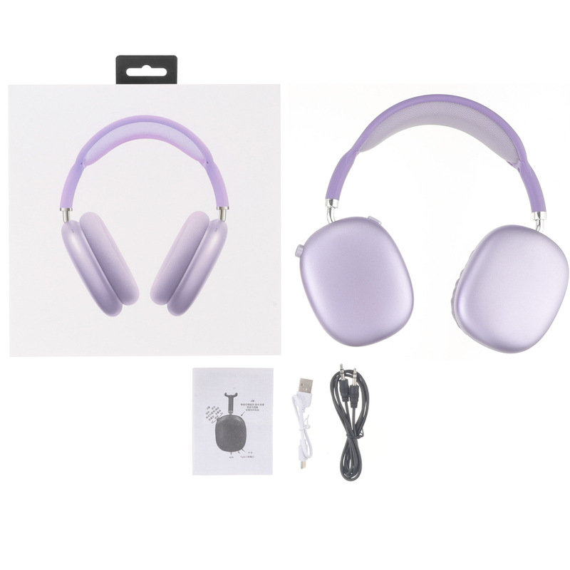 现货新品8色P9 plus复古头戴式耳机重低音无线蓝牙耳麦通用跨境|undefined
