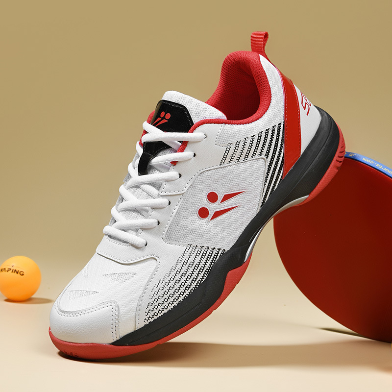 Nuevos zapatos de bádminton de malla transpirables profesionales para hombres y mujeres zapatos de entrenamiento anti-impacto transpirables zapatos deportivos antideslizantes resistentes al desgaste