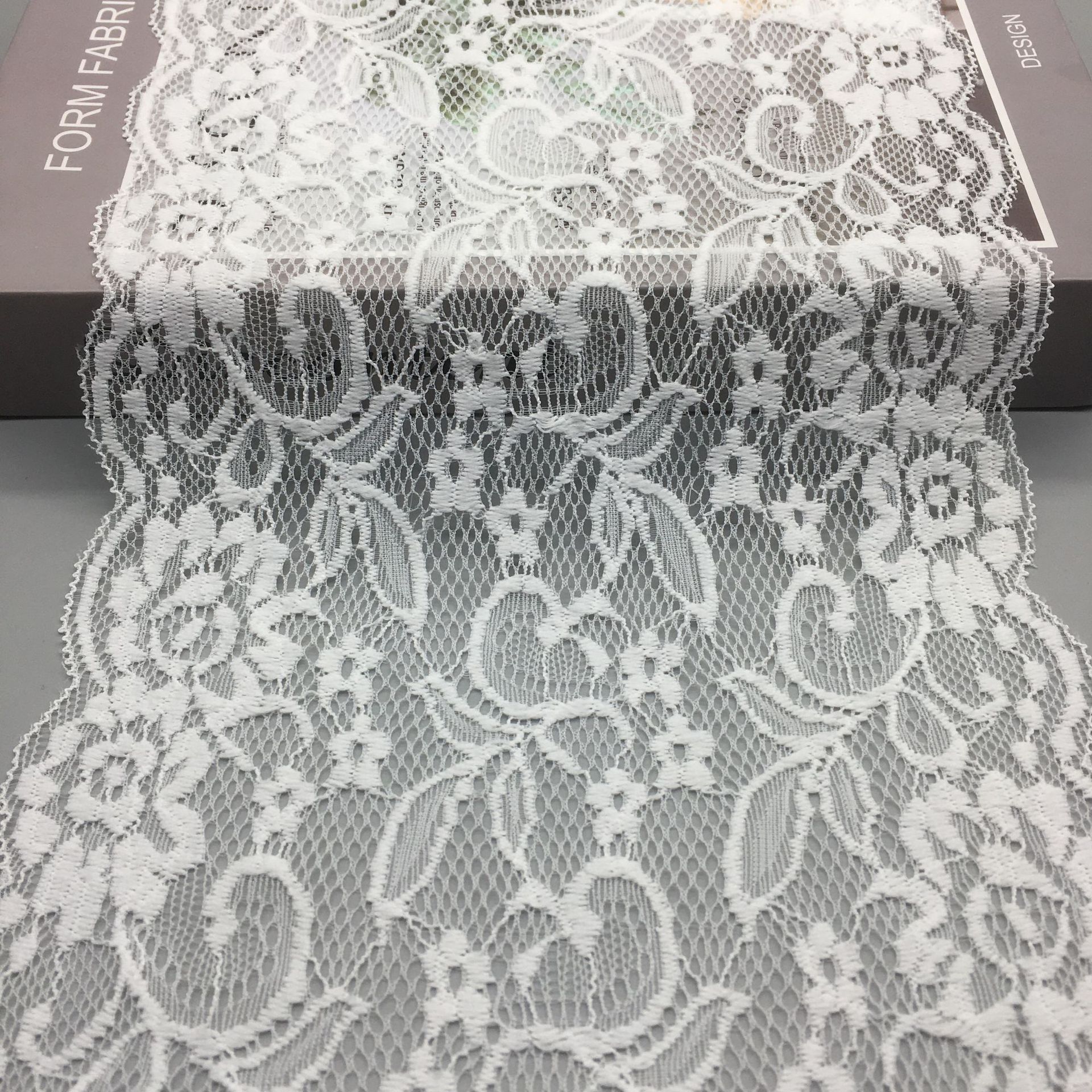 锦氨蕾丝花边 18.5cm弹力花边 内衣裙摆手套箱包玩具diy辅料花边