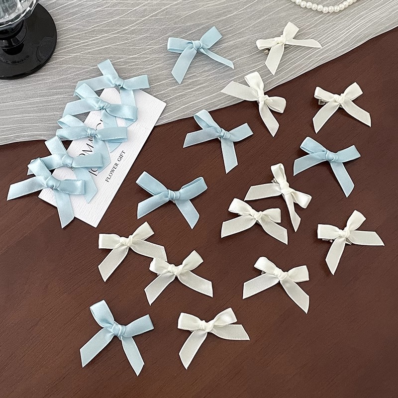 Pinza para el cabello con lazo de ballet coreano, horquilla de niña dulce, clip lateral lindo, clip de pico de pato de temperamento, tocado al por mayor