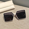 Brand sunglasses, fashionable retro trend glasses solar-powered, 2020, European style