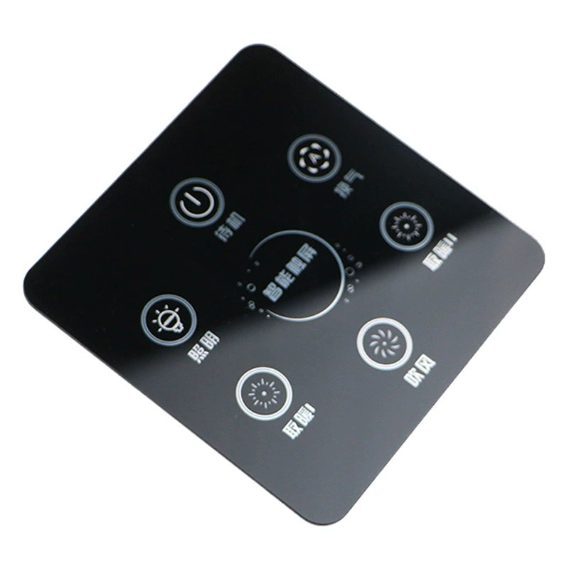 Умная ванная стеклянная панель полупрозрачный экран стеклянная ванная комната переключатель умная сенсорная кнопка управления