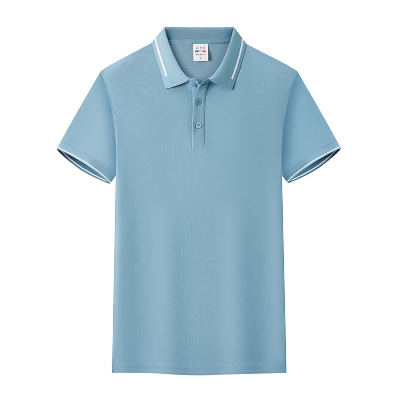 Trajes de trabajo de mangas cortas con solapa logotipo de verano de negocios polo camisetas de trabajo de la empresa de ropa de grupo camisetas de mangas cortas