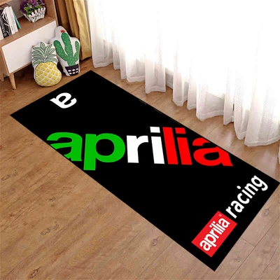 Avtomobil döşəmə paspasları — Easy to Maintain, Racing Car - motorcycle-black-aprilia-40x120cm-upgraded-diatom-mud