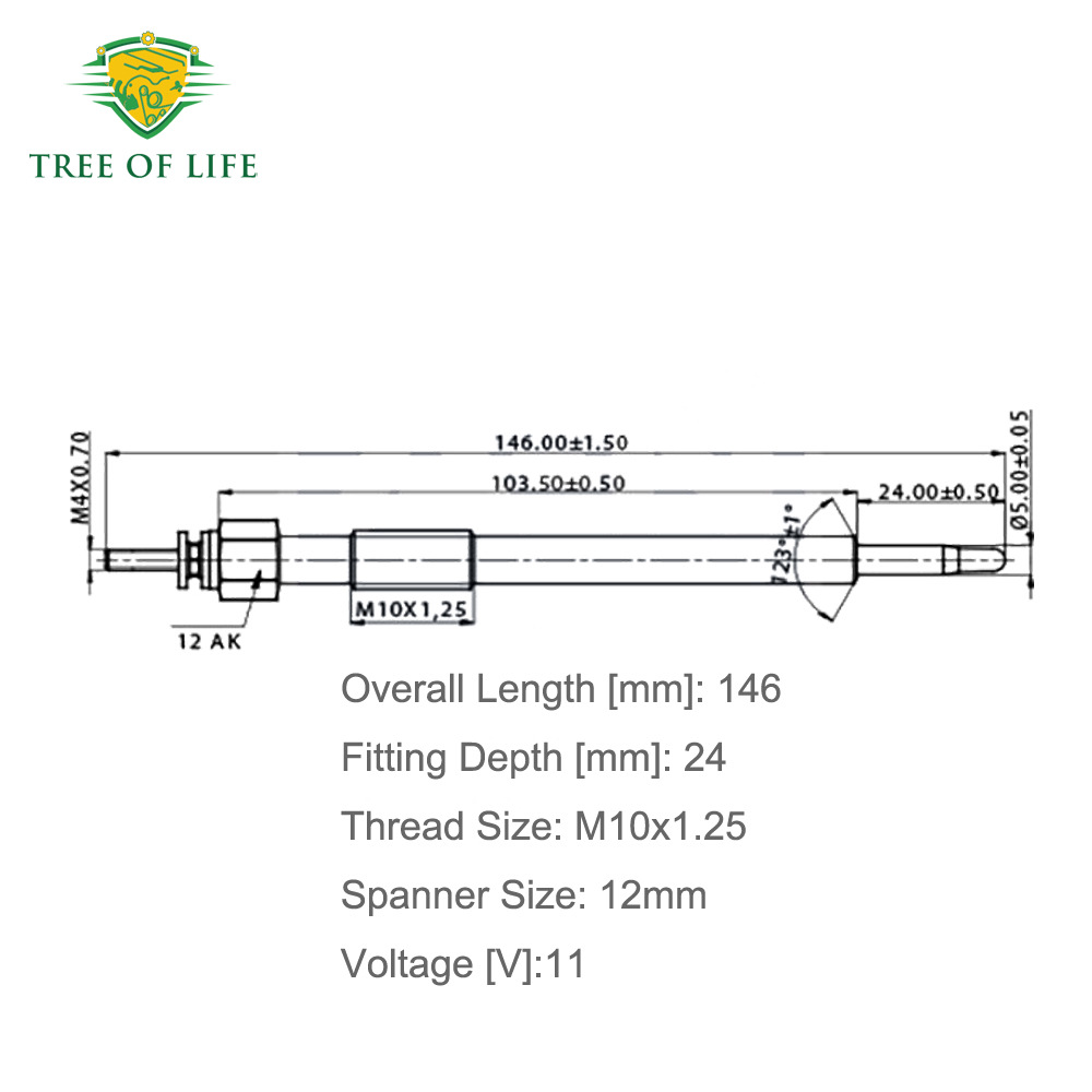 8971436740,8971436741,97143674 is suitable for Isuzu preheating plugs